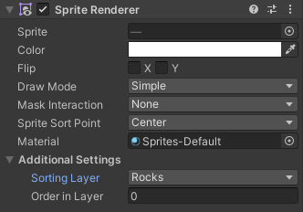 Rock-Sorting Layer-Unity2D