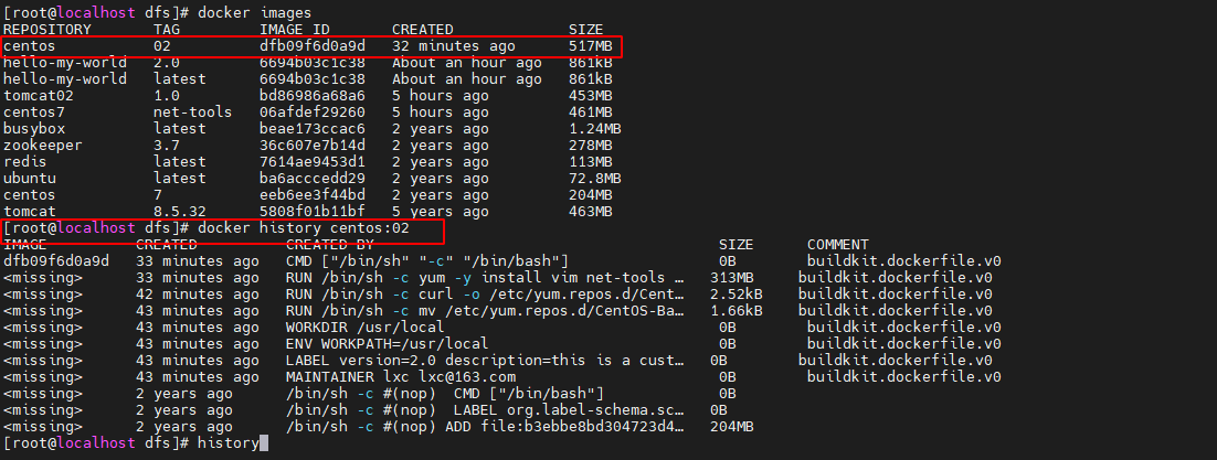 简单的docker学习 第3章 docker镜像