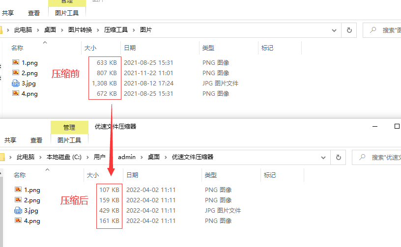 图片批量压缩方法及步骤