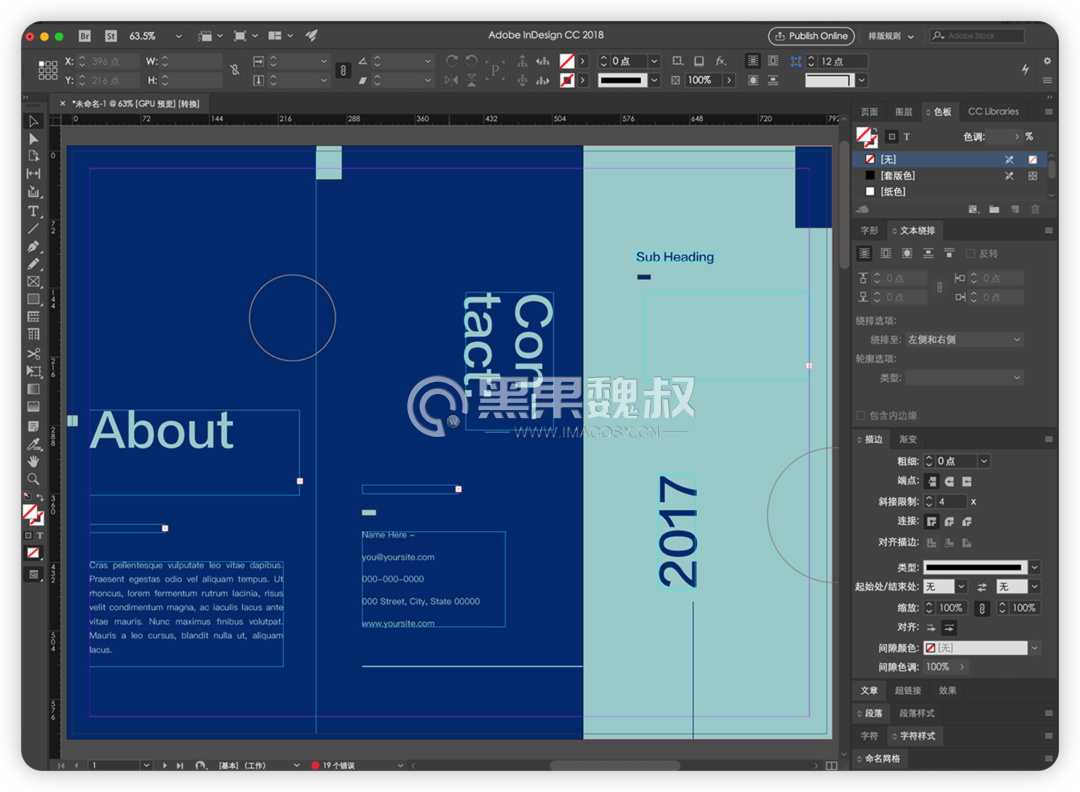 mac软件】Adobe InDesign 2022 17.4 桌面出版与设计软件_indesign软件 