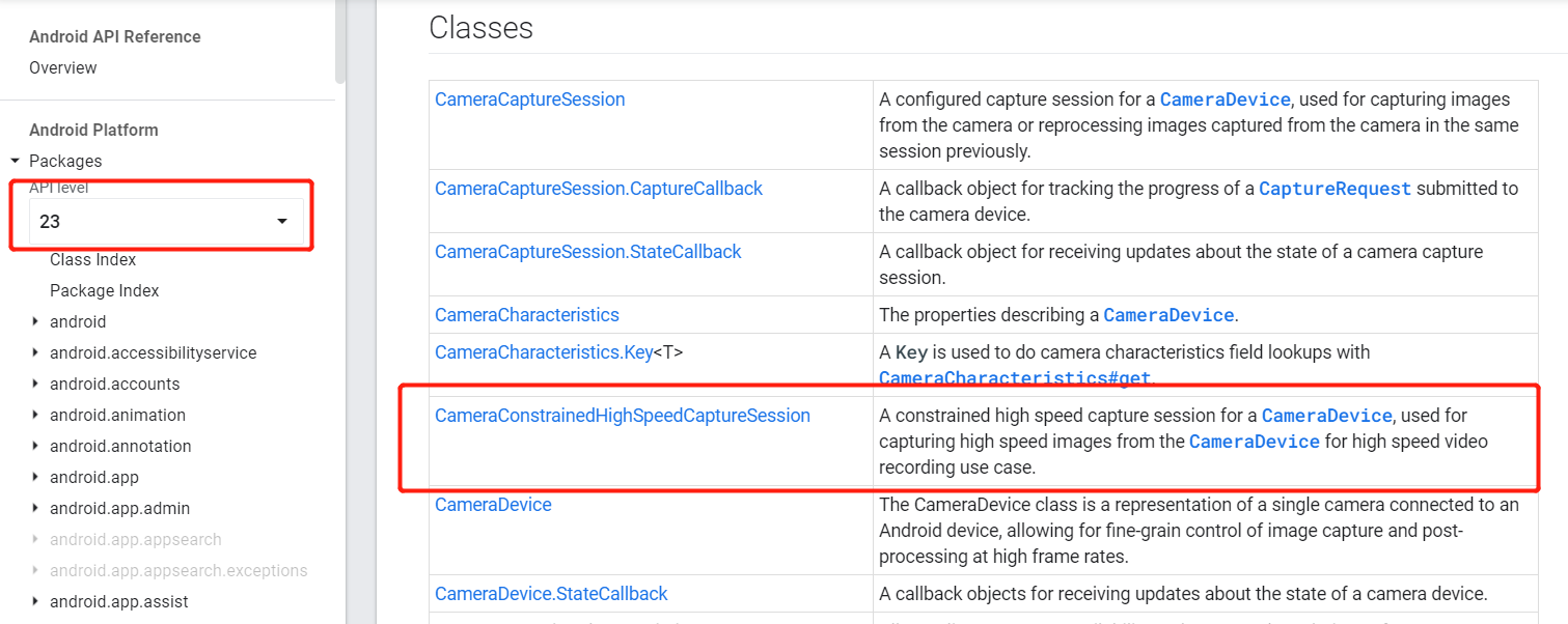 https://developer.android.google.cn/reference/android/hardware/camera2/package-summary.html