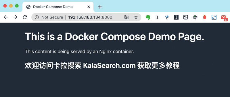 docker compose