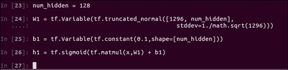 Exploring the single hidden layer model