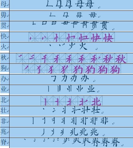常见笔顺错误的字_汉字笔顺已列入中考范围,这些常见字笔顺,常被写错,自查一下吧...-CSDN博客