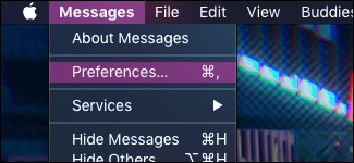 messages settings