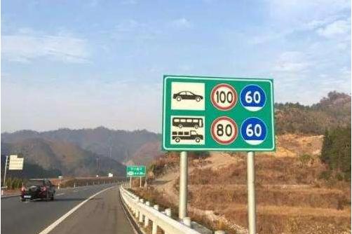 限速牌的单位是什么开车上高速注意限速牌这些路标常识驾校不会都告诉