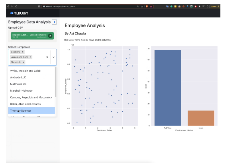 使用 Mercury 直接从 Jupyter 构建 Web 程序