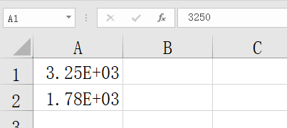 excel里如何的科学计数法的数字转换成数值？