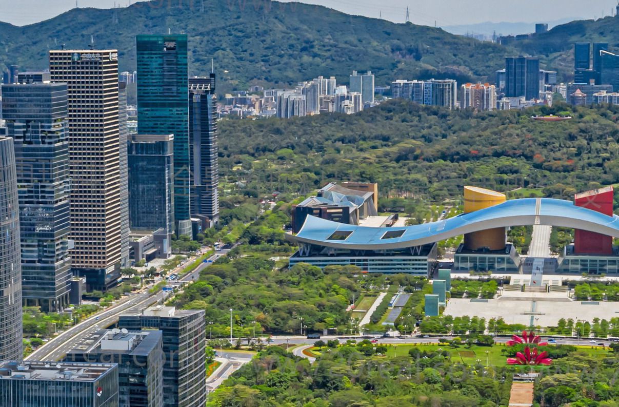 深圳市福田区中心区 市民中心航拍全景-csdn博客