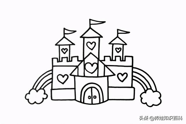 用java画爱心图城堡怎么画美丽的简笔画城堡教程教给你你会发现原来很