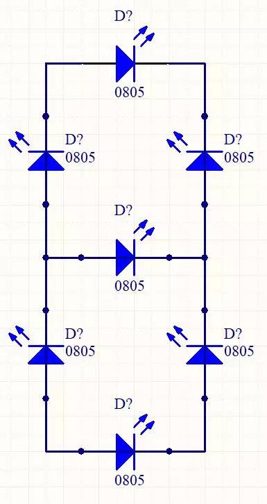 发光二极管pcb封装图画法