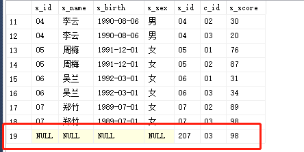 数据库连接（内链接，外连接（左连接，右连接）