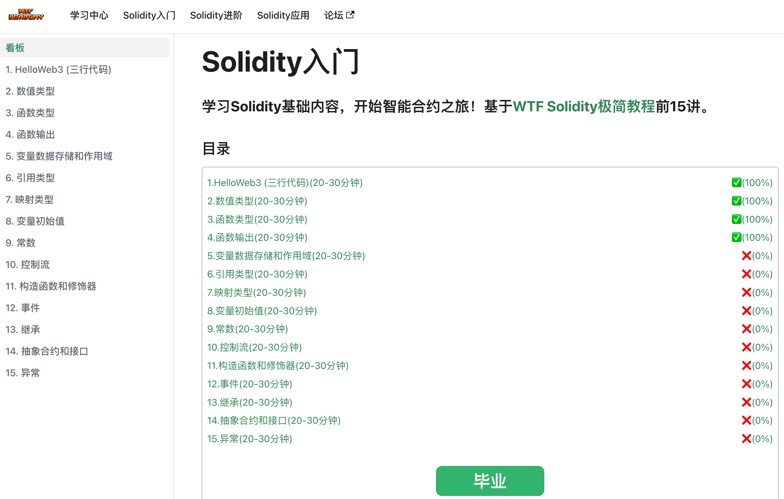 solidity入门课程