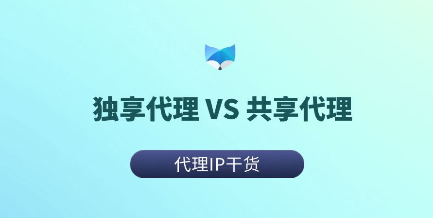 独享代理VS共享代理，新手选择攻略