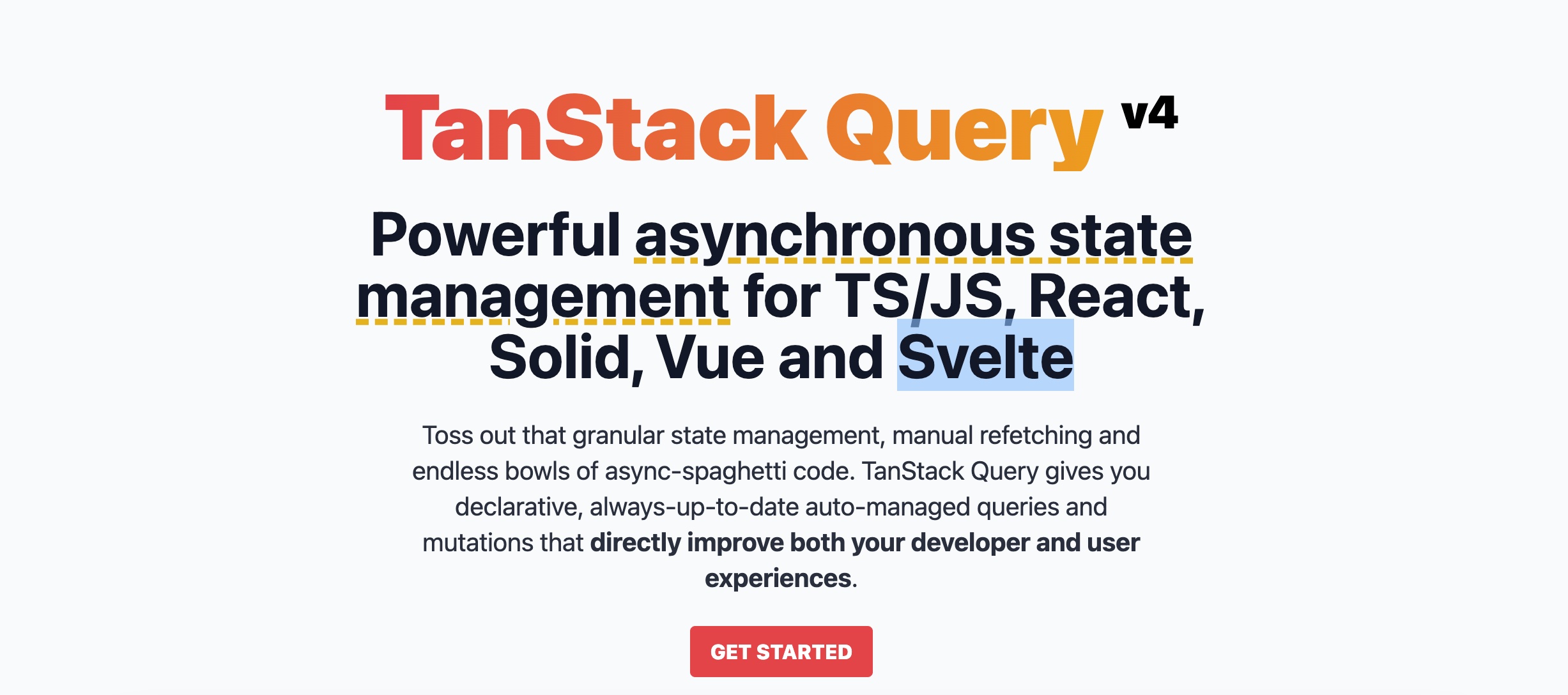 https://tanstack.com/query/v4