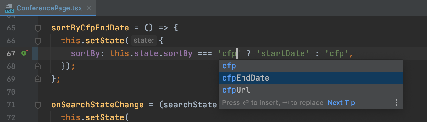 针对字符串js的改进的完成建议