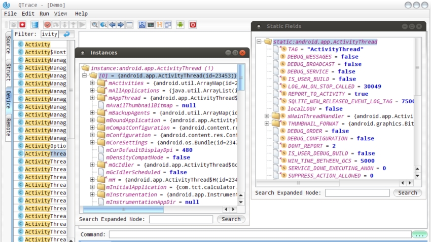 linux race window,java开发环境(QTrace)