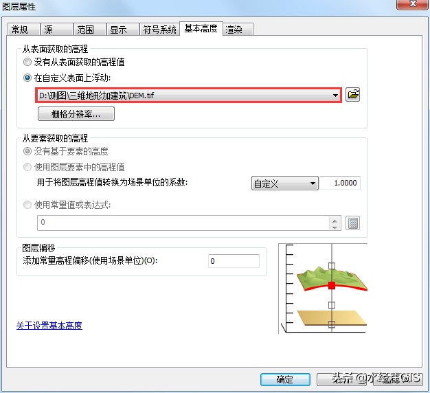 详解如何使用ArcScene制作三维地形+三维建筑效果