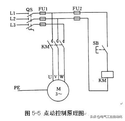 一個常開按鈕控制啟停_手把手教你三相異步電動機啟停控制電路設計