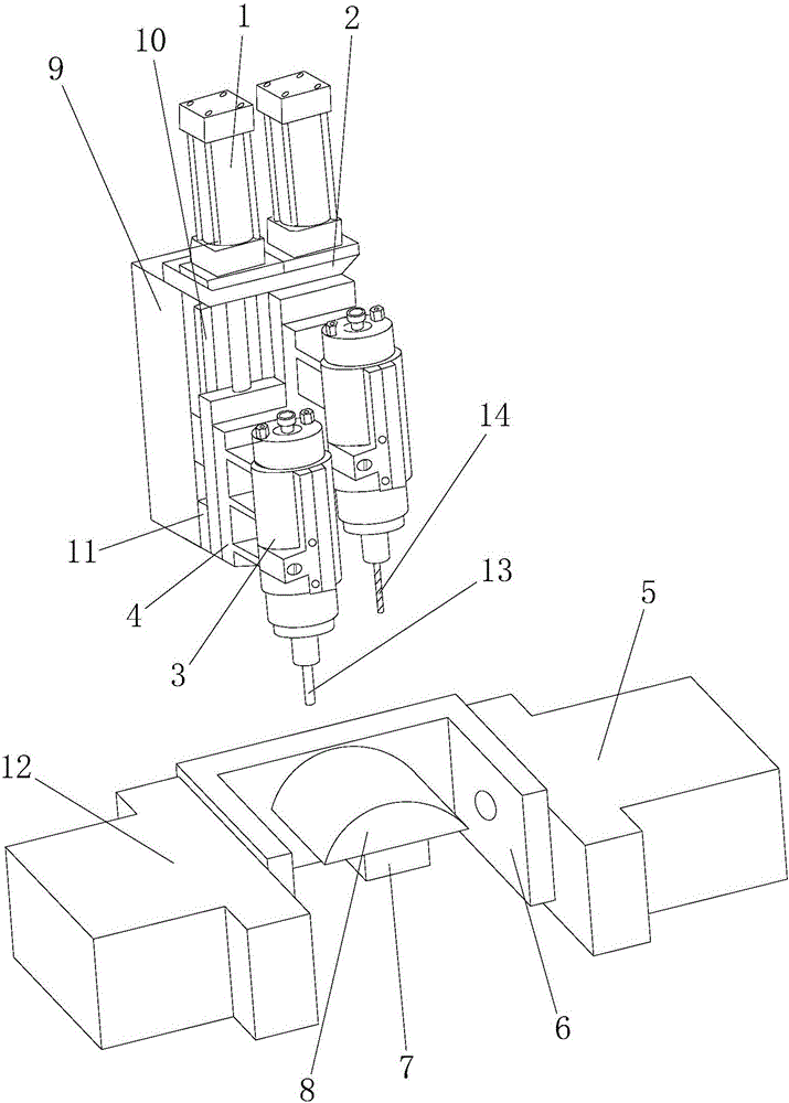 画出计算机主机结构示意图,电脑裁片机的制作方法