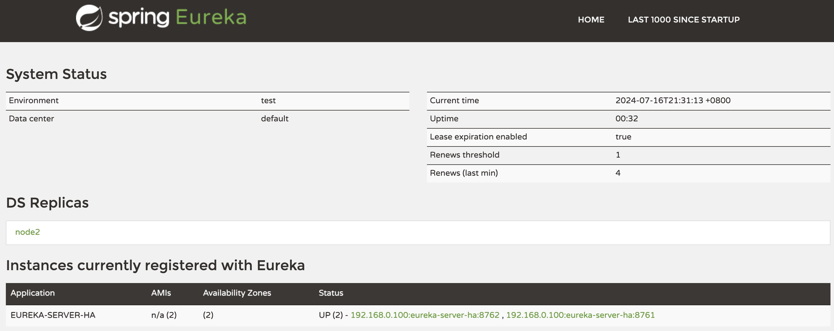 Spring Cloud Eureka快读入门Demo