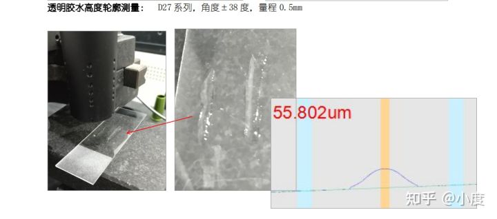 点胶引导、胶水测高、液滴、液位、透明涂层厚度测量怎么选择传感器