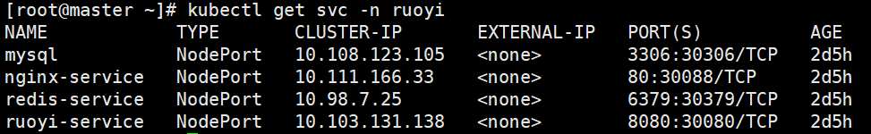 k8s 部署RuoYi-Vue-Plus之server部署