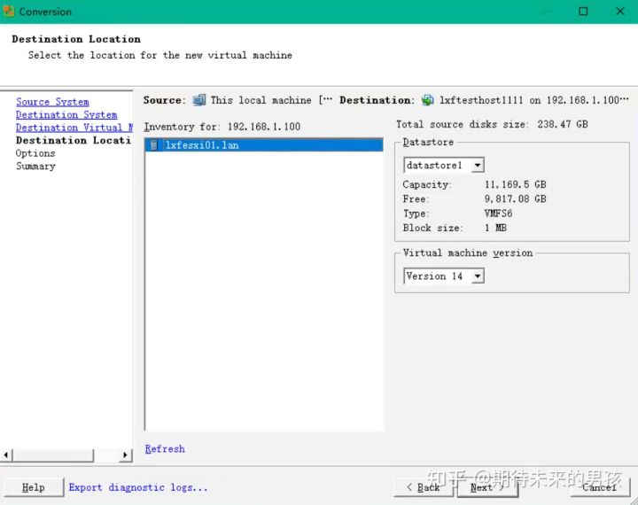 VMware vCenter Converter Standalone Client P2V 迁移过程_win10 vmware vcenter converterCSDN博客