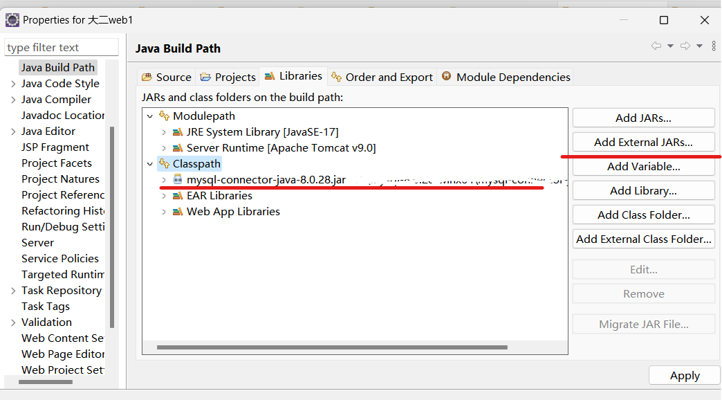 The package com.mysql.cj.jdbc is accessible from more than one module: ＜unnamed＞