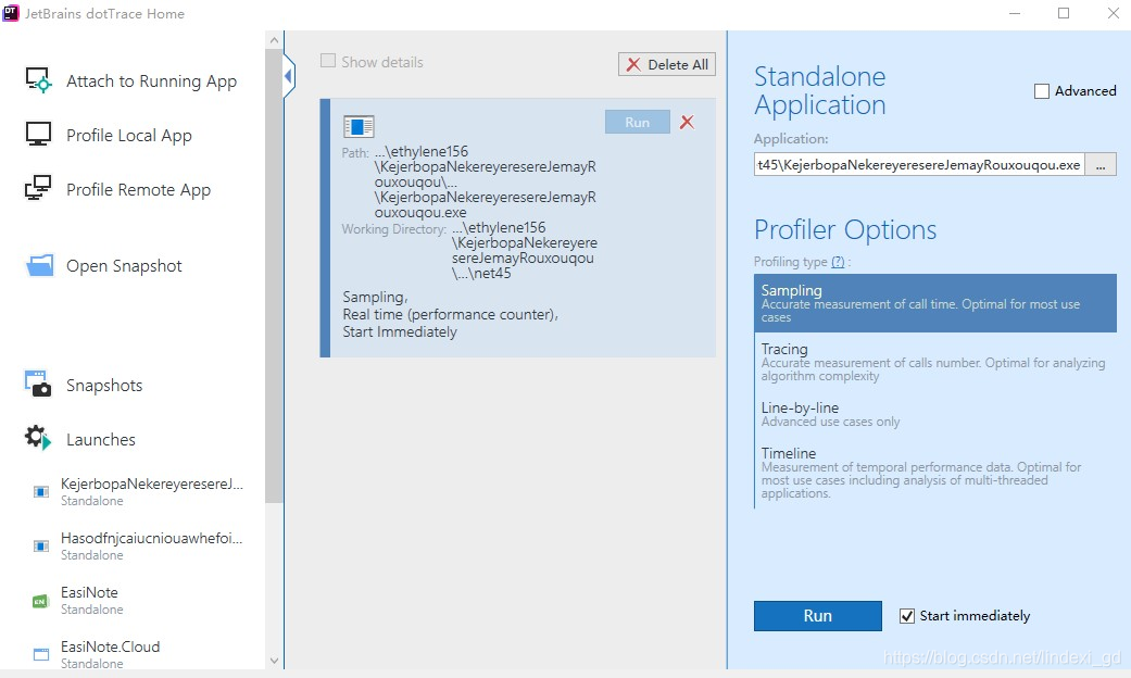 C# 程序内的类数量对程序启动的影响_System