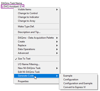 LabVIEW自动生成NI-DAQmx代码