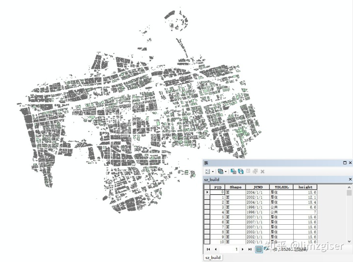 图1-1 苏州园区建筑地块数据