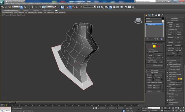 3D 工作室最大建模教程未来派螺栓枪