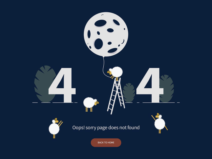 好看又有趣的404页面设计[通俗易懂]