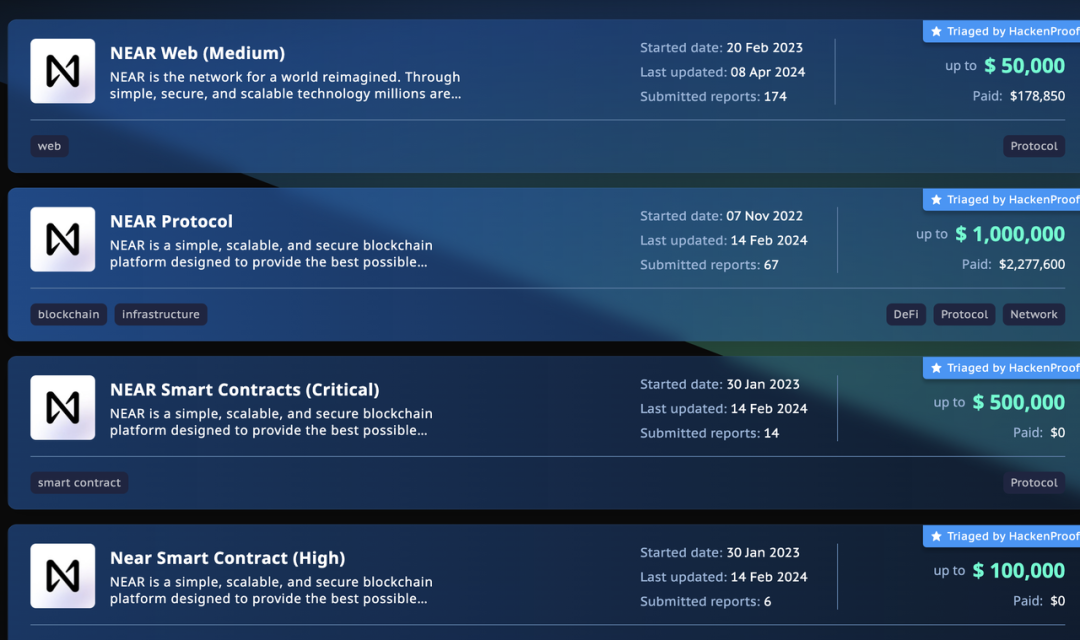 TinTin Web3 Bounty 挑战杯第二期再启程，NEAR 生态邀请你来找 Bug！