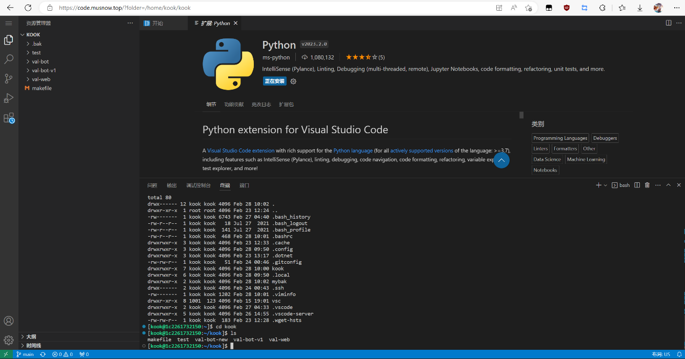 【docker】部署code-server云端vscode，在浏览器上写代码！_nginx_02