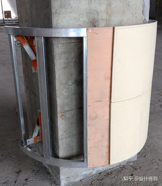 如何画圆柱_木饰面,金属包立柱,该如何设计?