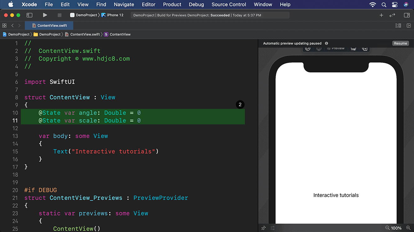 SwiftUI快速入门到实战