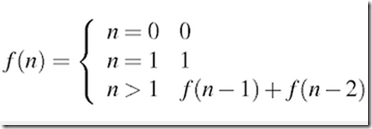 斐波那契数列的数学定义