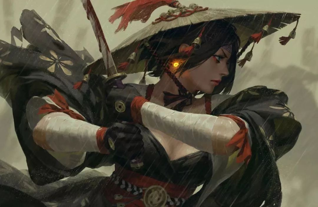 有点甜的小姐姐,概念原画师z.w.gu作品