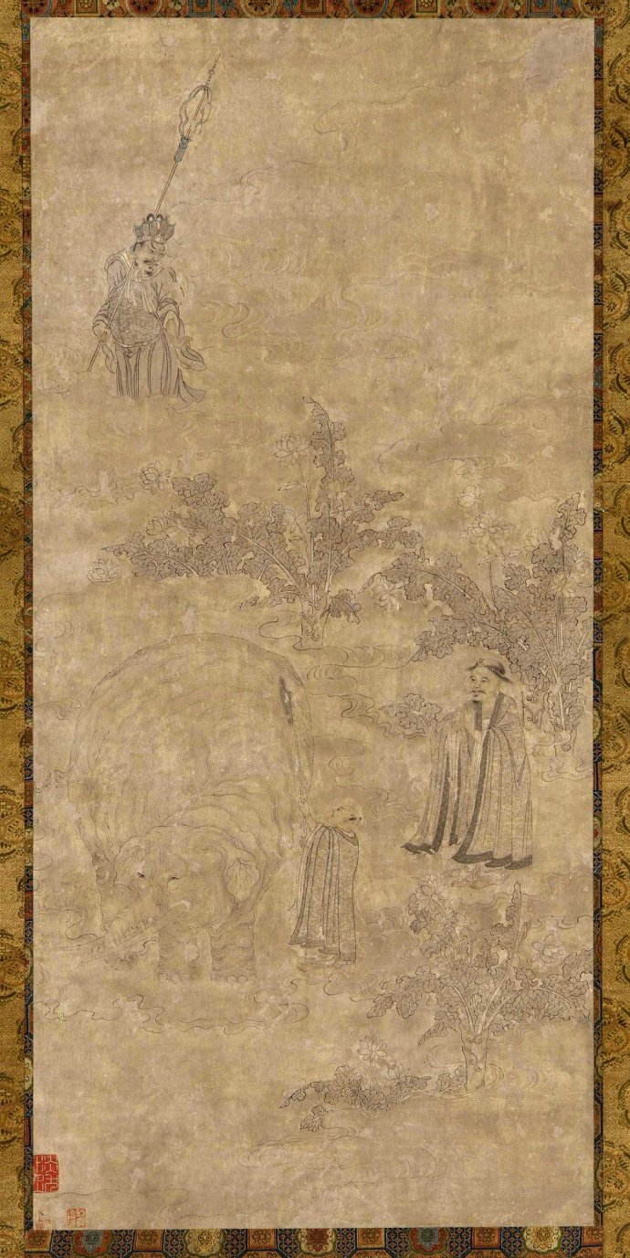中国古代诗画中的代步工具之香象 <wbr> <wbr>香象渡河，截断众流