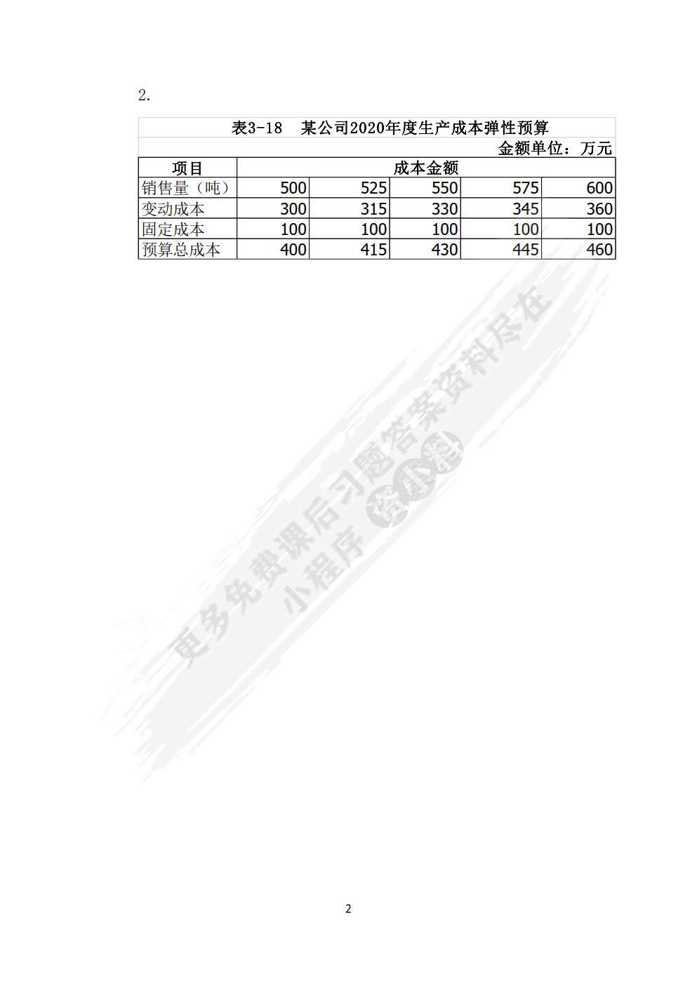 管理会计基础（第二版）