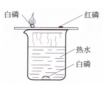 铜片上的白磷和铜片的红磷实验探究得出的结论:燃烧需要达到可燃物的