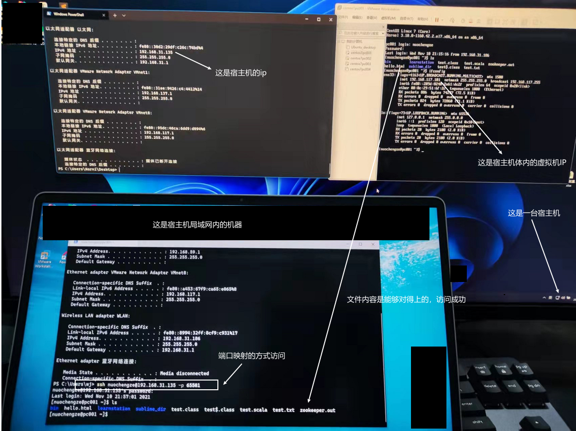 Window通过VMWare搭建Linux集群后，将虚拟机暴露到宿主机局域网中，实现个人服务器搭建