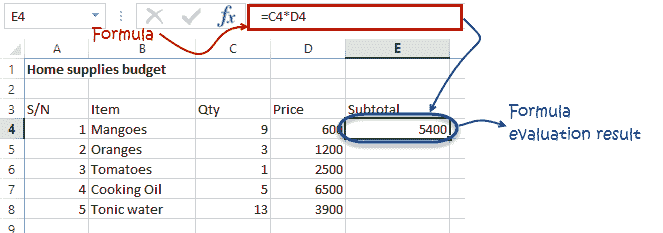 Introduction to formulas and functions in Excel