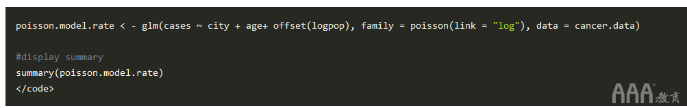 大数据分析R中泊松回归模型实例