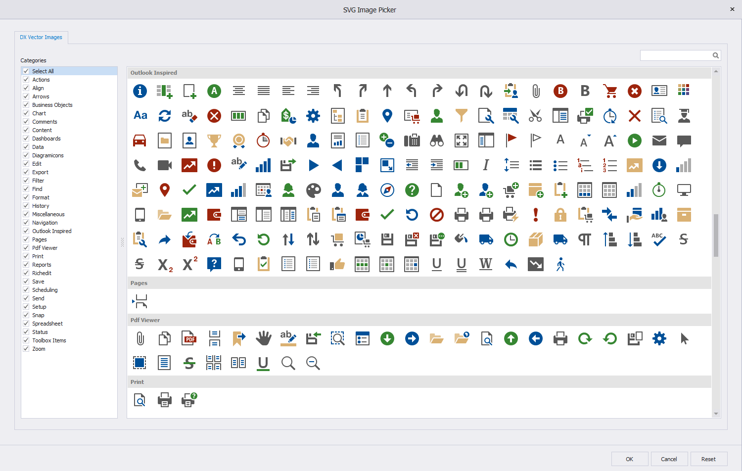 DevExpress WPF 데이터 편집기 구성 요소 아틀라스