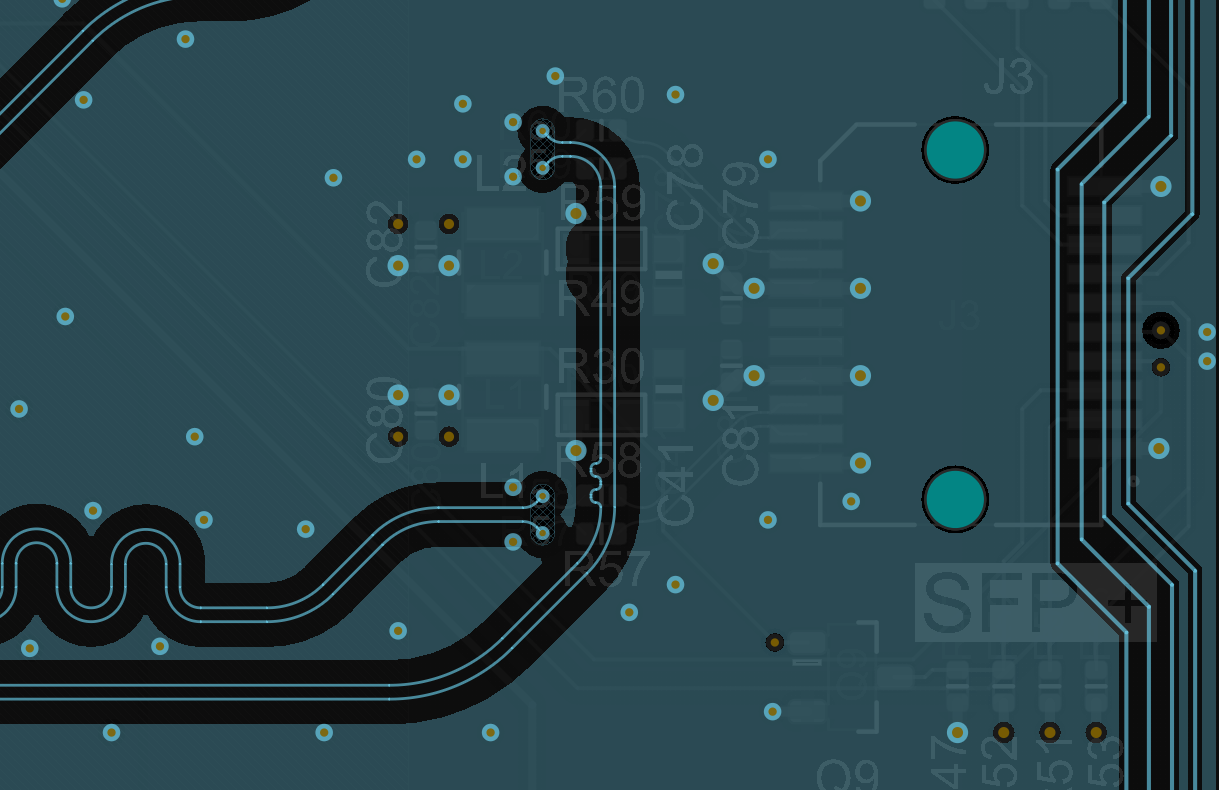 SFP 连接器 PCB