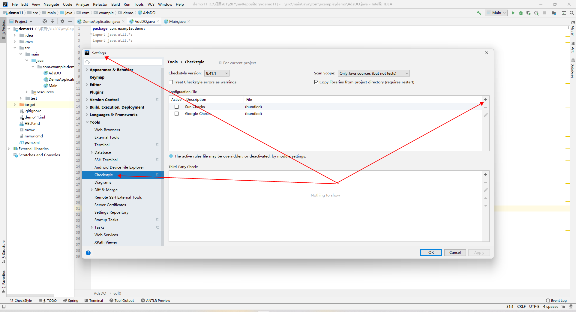 parameter assignment checkstyle