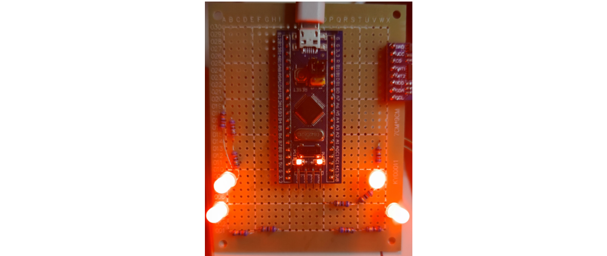 基于STM32设计的自动刹车灯